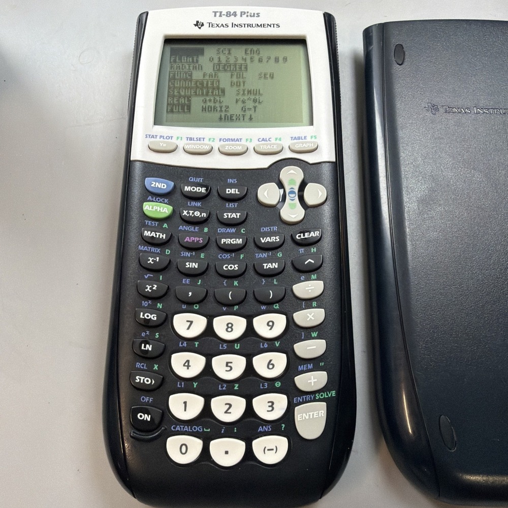 Texas Instruments TI-84 Plus Graphing Calculator, LCD Display Slide Cover TESTED - Picture 2 of 6